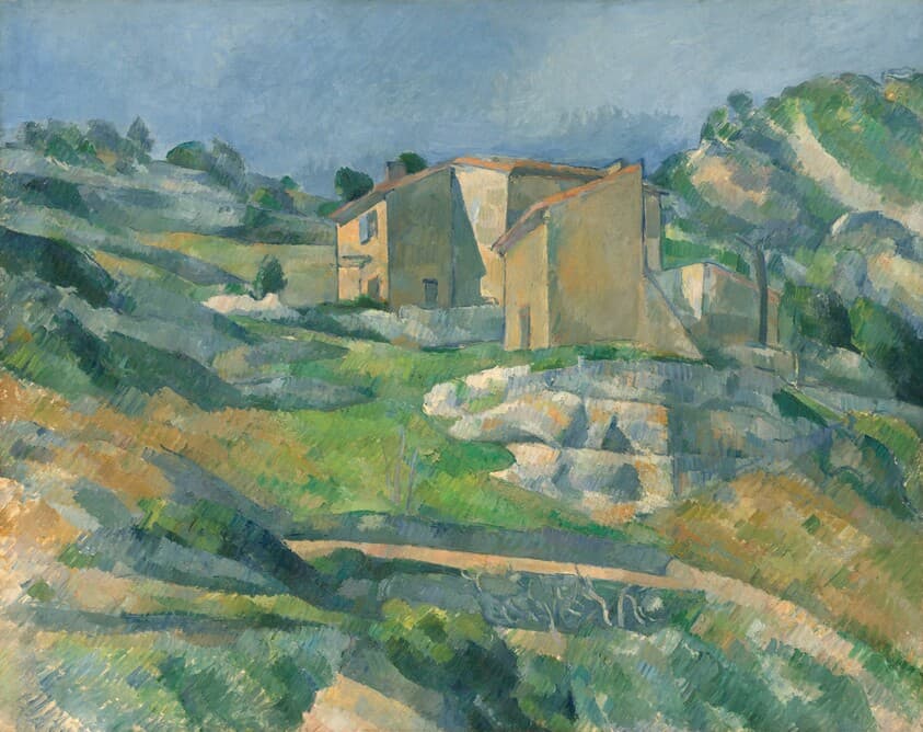 Houses in Provence: The Riaux Valley near L'Estaque — Paul Cezanne