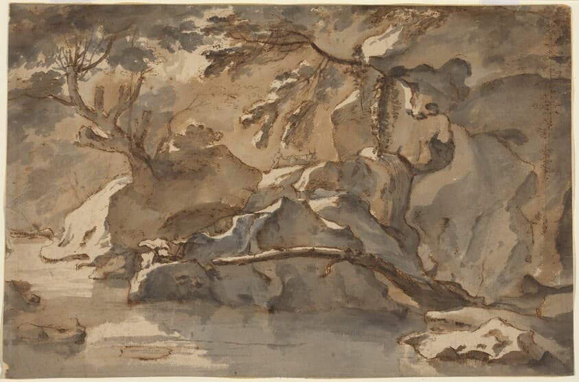 Landscape (after Paul Bril) — Herman van Swanevelt
