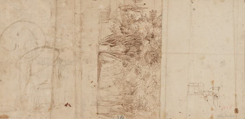 The Gardens of the Villa Medici — Gaspar van Wittel