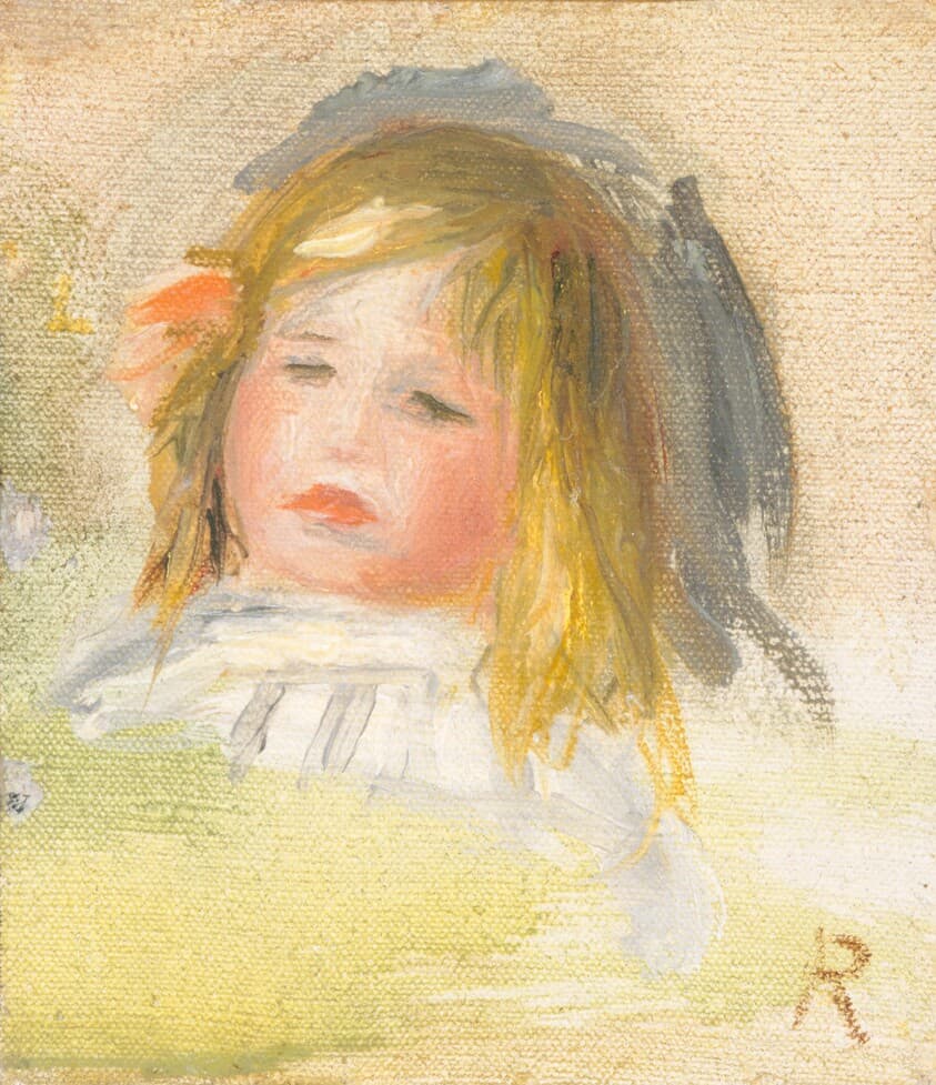 Child with Blond Hair — Auguste Renoir