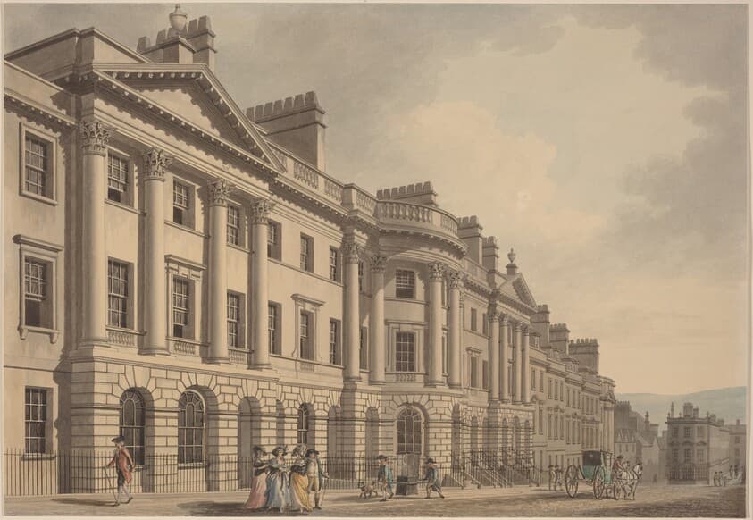 Milsom Street in Bath — Thomas Malton
