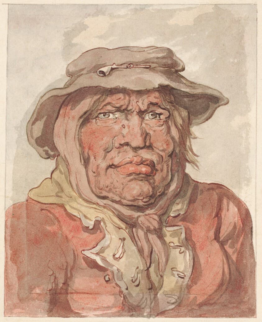 A Soldier's Widow — Thomas Rowlandson