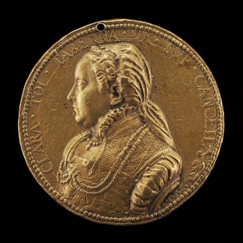 Chiara Tolentino Taverna, Wife of Francesco Taverna [obverse] — Pier Paolo Galeotti