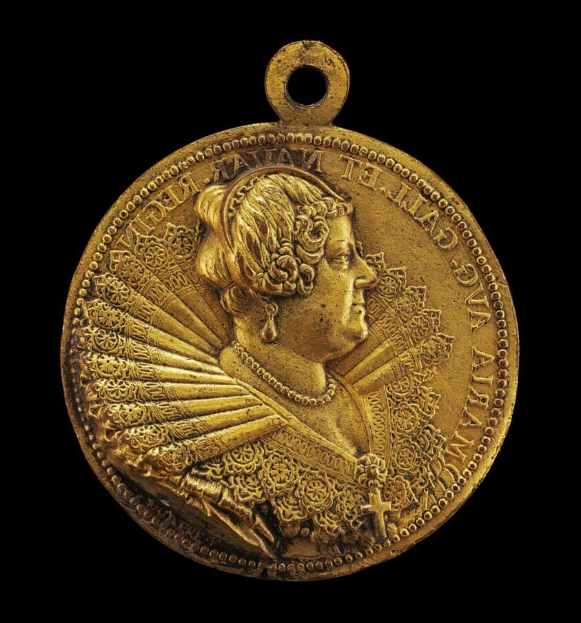 Marie de' Medici, 1573-1642, Wife of King Henri IV of France 1600 [obverse] — Guillaume Dupré