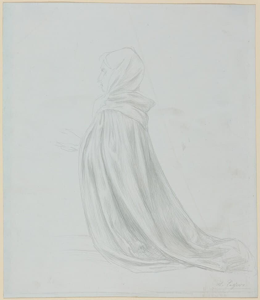 Woman in a Cloak — Alphonse Legros