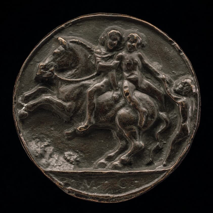 Nymph Carried Off by a Horseman — Master M.C.