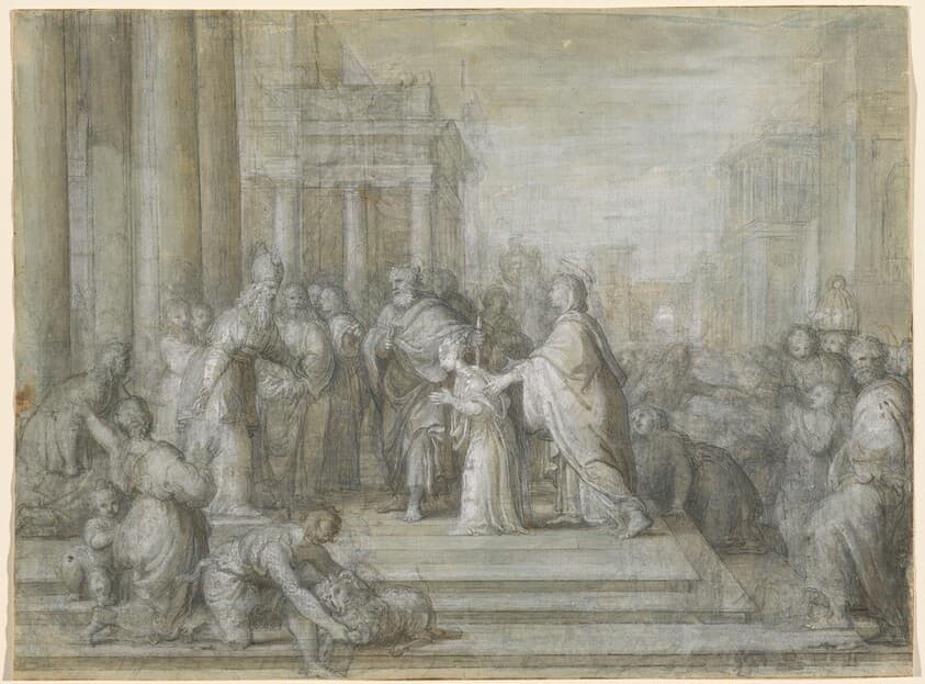 The Presentation of the Virgin in the Temple — Antonio Cavallucci