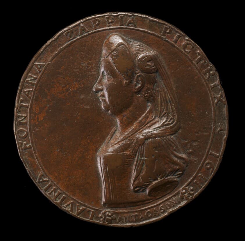 Lavinia Fontana, 1552-1614, Bolognese Painter [obverse] — Felice Antonio Casone