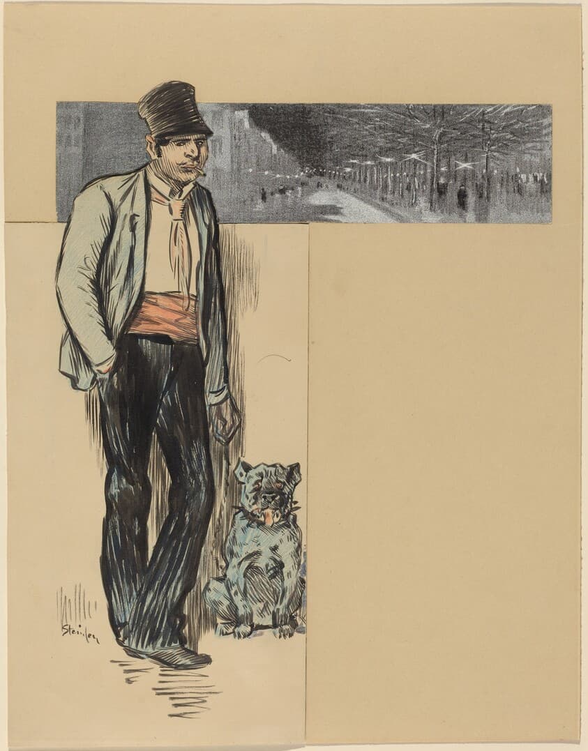 To the Village — Théophile Alexandre Steinlen