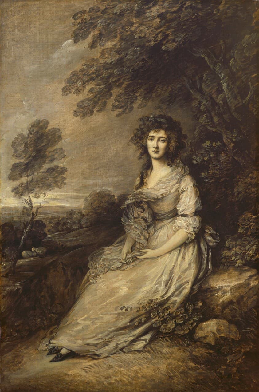 Mrs. Richard Brinsley Sheridan — Gainsborough Dupont