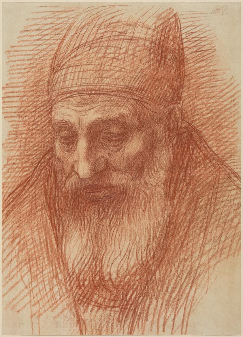 Head of a Priest — Alphonse Legros