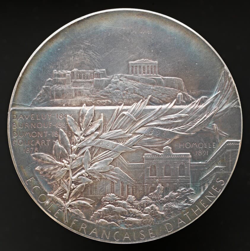 École française d'Athènes [reverse] — Louis-Oscar Roty
