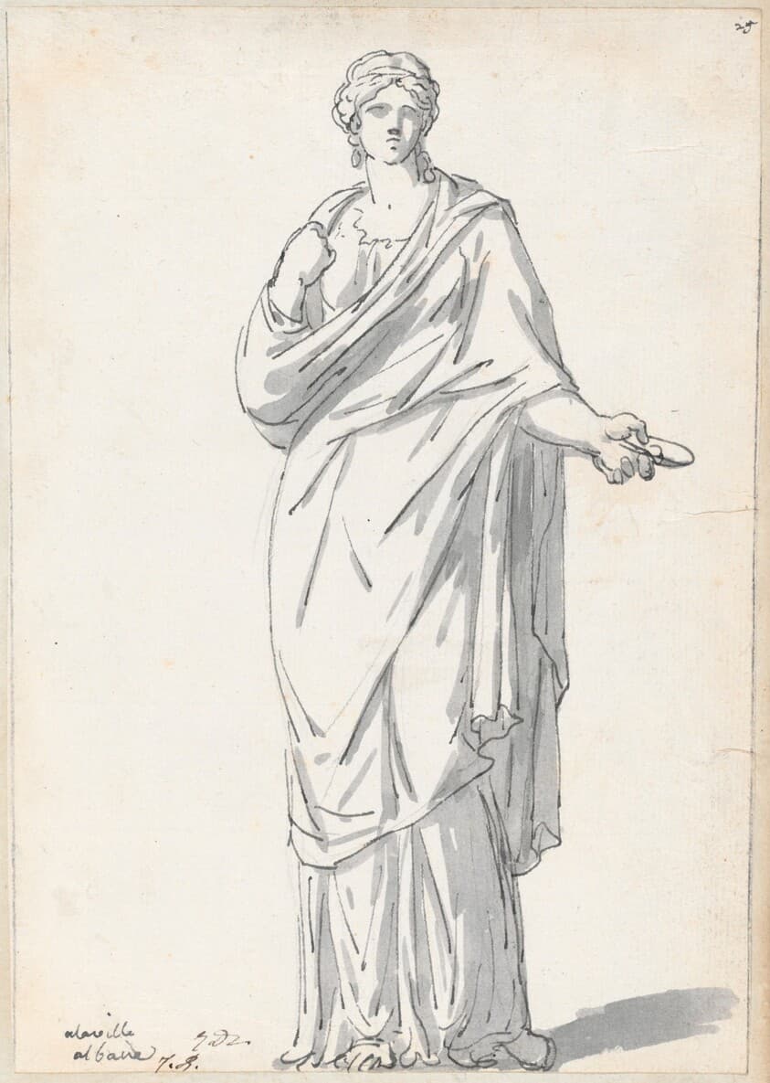 Woman from the Villa Albani — Jacques-Louis David