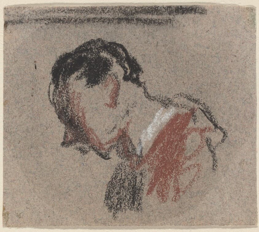 Head of a Man — Honoré Daumier