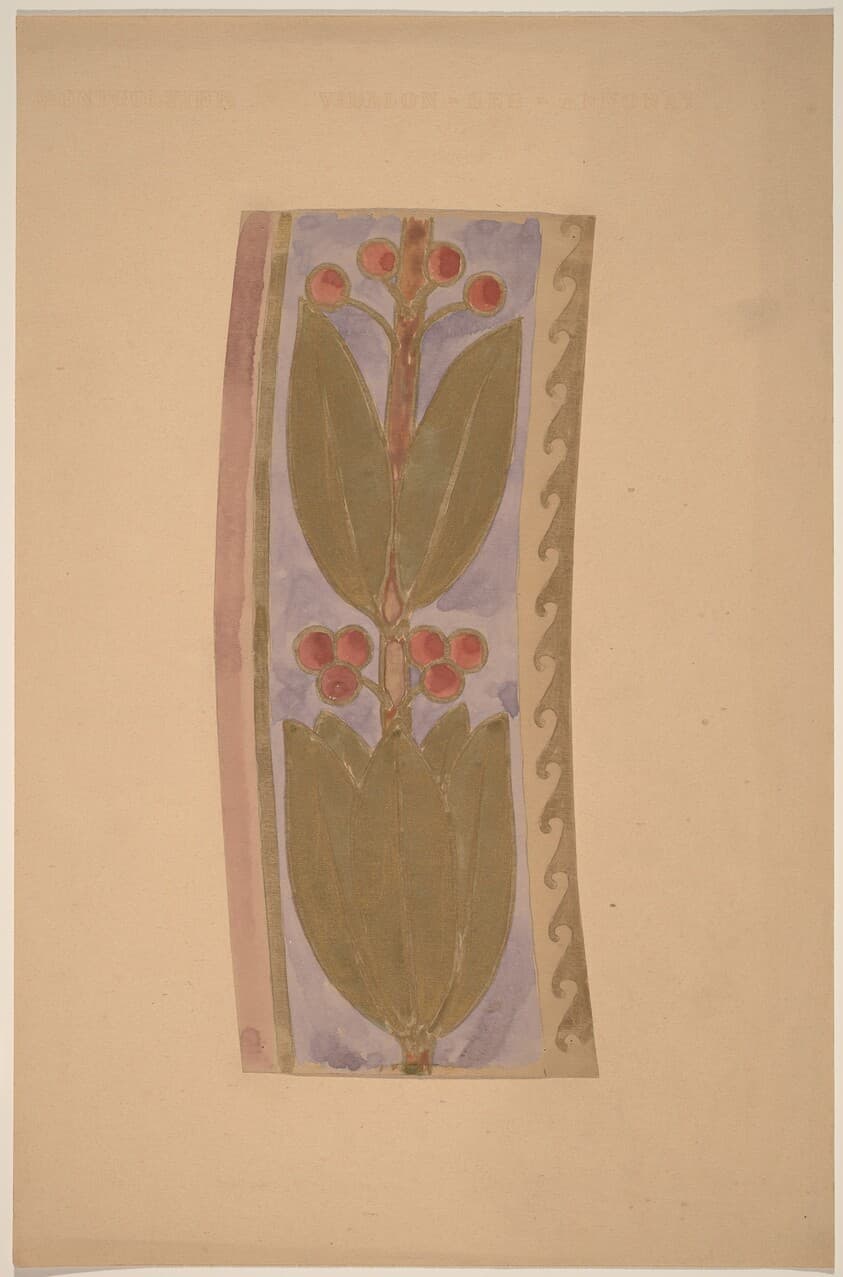 Study for a Border Design — Charles Sprague Pearce