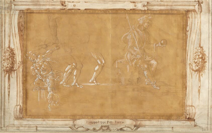 Various Figure Studies — Filippino Lippi