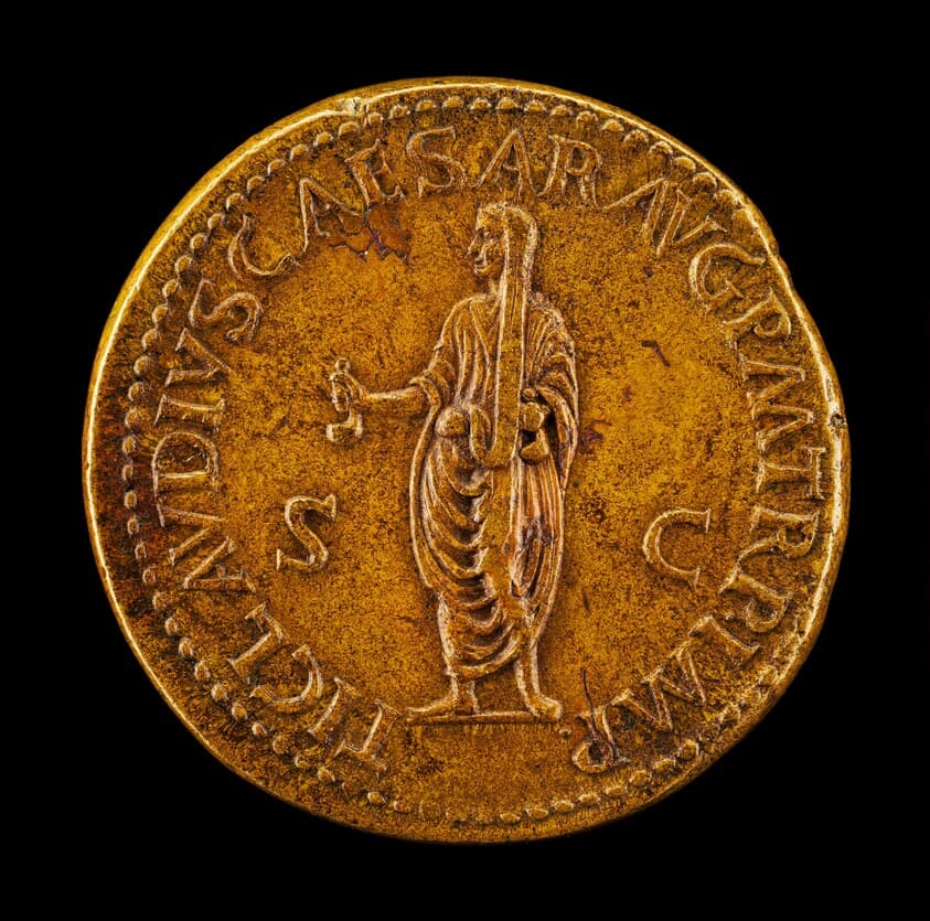 Claudius Caesar [reverse] — Giovanni da Cavino