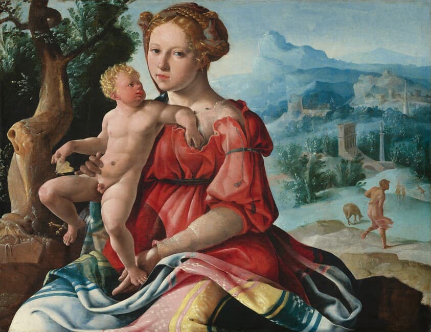 The Rest on the Flight into Egypt — Maerten van Heemskerck