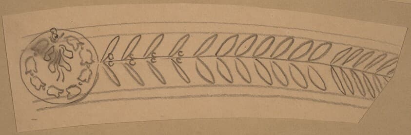Study for a Border Design — Charles Sprague Pearce
