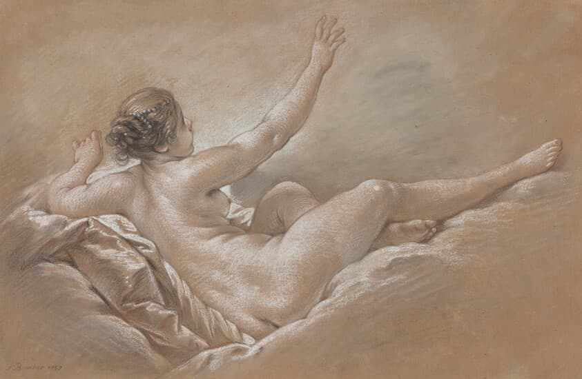 Danae Receiving the Golden Shower — François Boucher