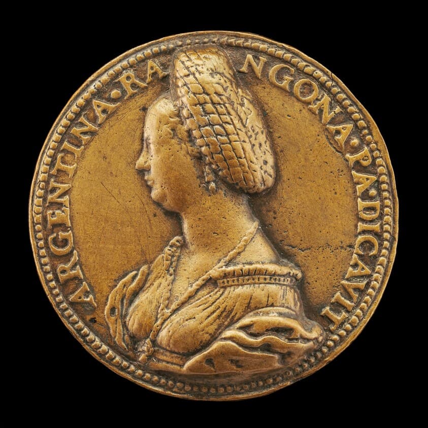 Argentina Pallavicini, died 1550, Wife of Guido Rangoni, Poetess and Botanist — Antonio Vicentino
