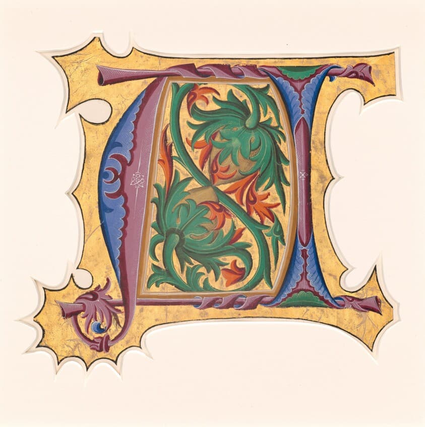 Initial U (?) — Master of the Cypresses