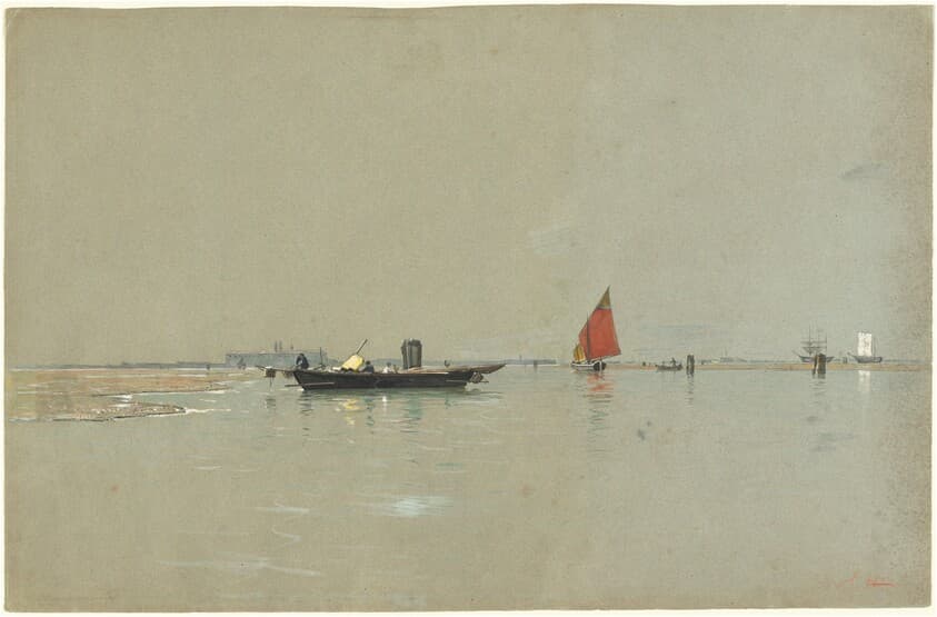 A Venetian Lagoon — William Stanley Haseltine