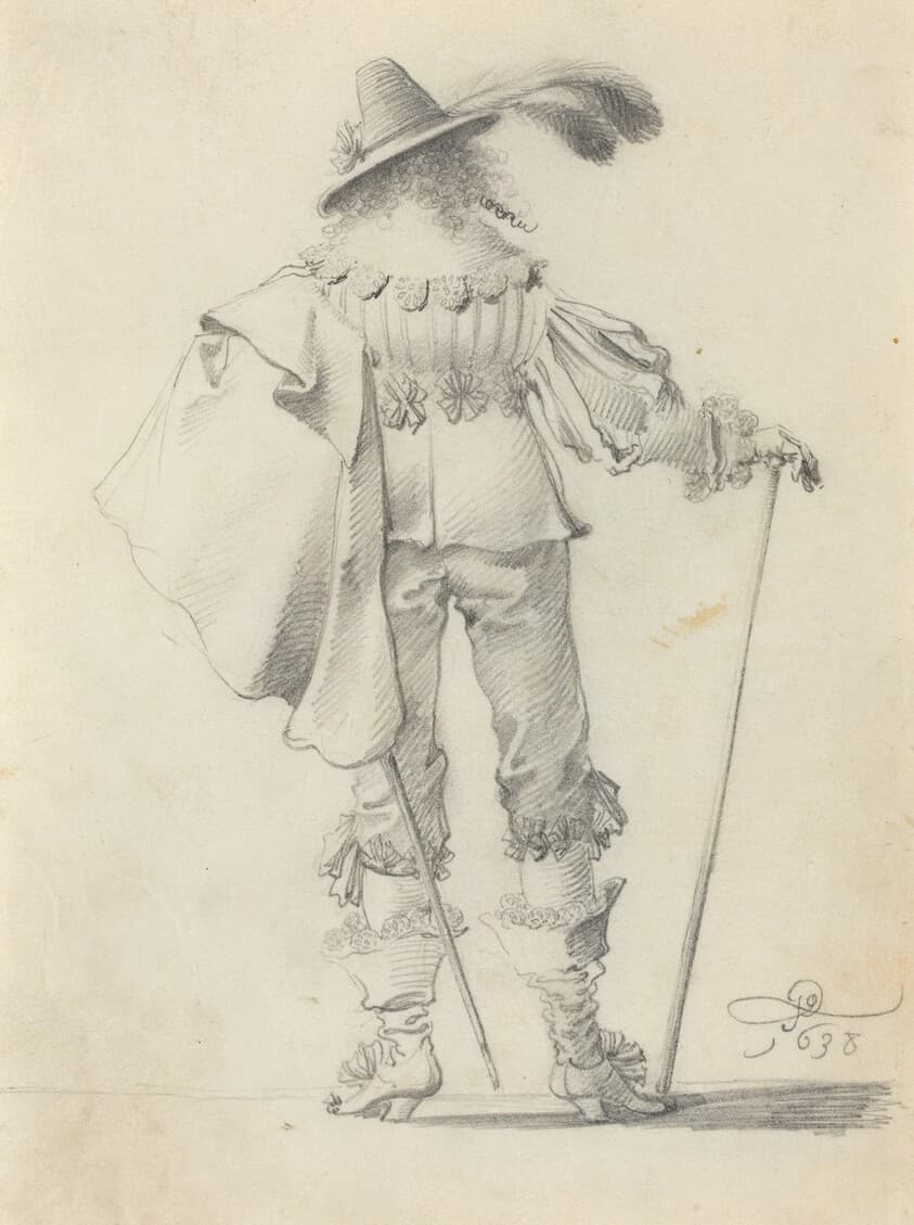 Gentleman Seen from Behind — Pieter Jansz Quast