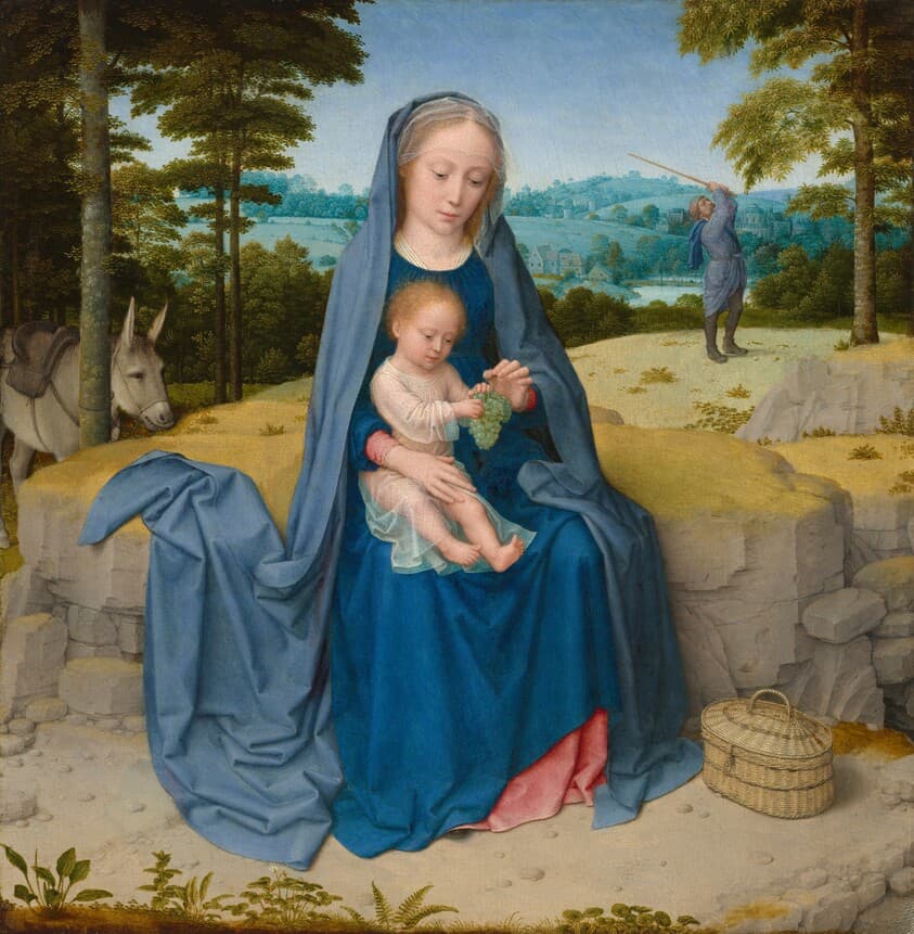 The Rest on the Flight into Egypt — Gerard David