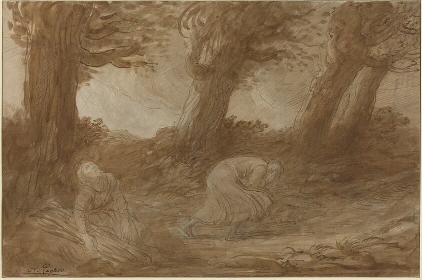 Clap of Thunder [recto] — Alphonse Legros
