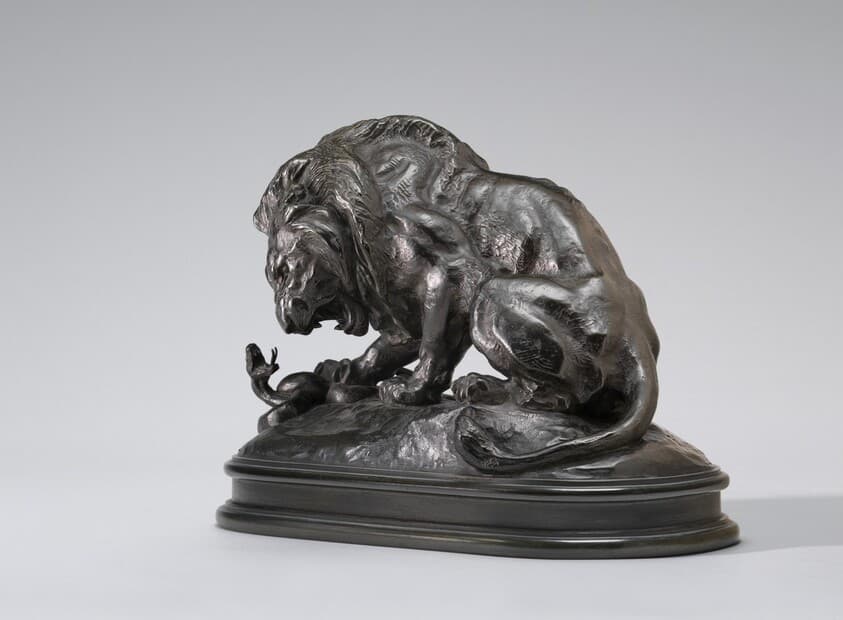 Lion Crushing a Serpent — Antoine-Louis Barye