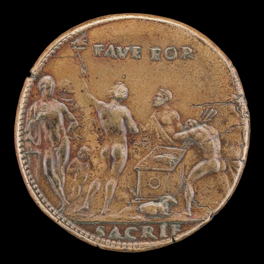 Sacrificial Scene [reverse] — Vittore Gambello