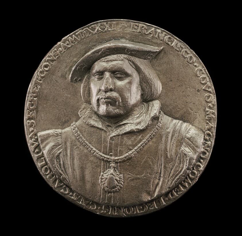 Francisco de los Cobos, c. 1475/1480-1547, Privy Counselor and Chancellor, Art Patron [obverse] — Christoph Weiditz the Elder