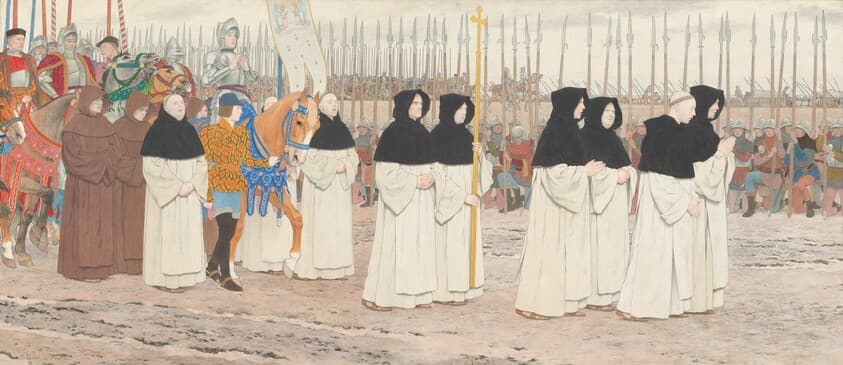 The Maid in Armor on Horseback (Joan of Arc series: III) — Louis Maurice Boutet de Monvel