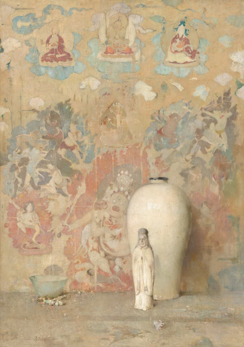 The Picture from Thibet — Emil Carlsen