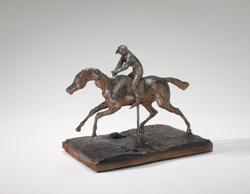 Horse Galloping on the Right Foot, the Back Left Foot Only Touching the Ground — Edgar Degas