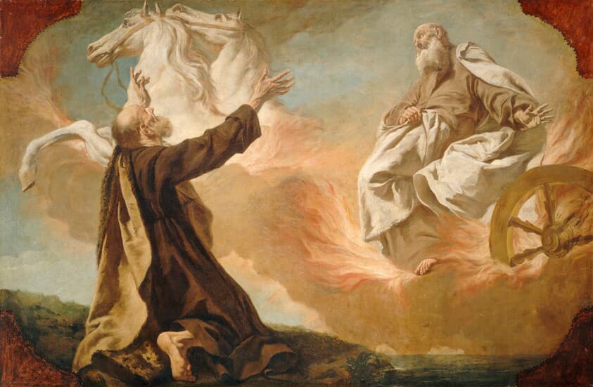Elijah Taken Up in a Chariot of Fire — Giuseppe Angeli