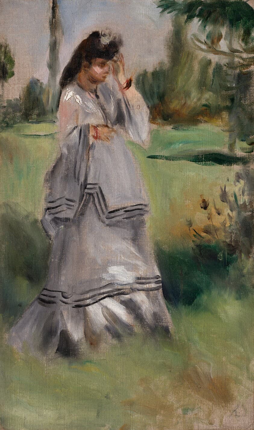 Woman in a Park — Auguste Renoir