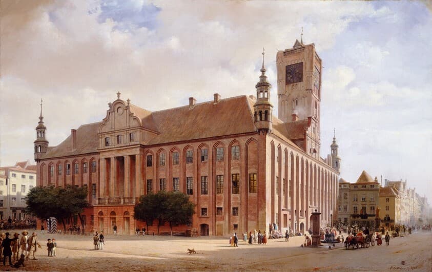 City Hall at Thorn — Eduard Gaertner