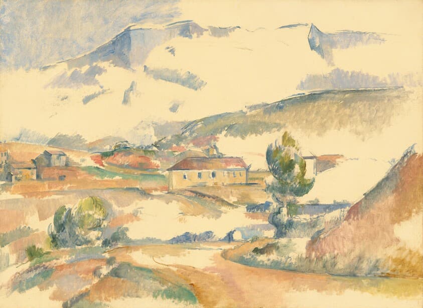 Montagne Sainte-Victoire, from near Gardanne — Paul Cezanne