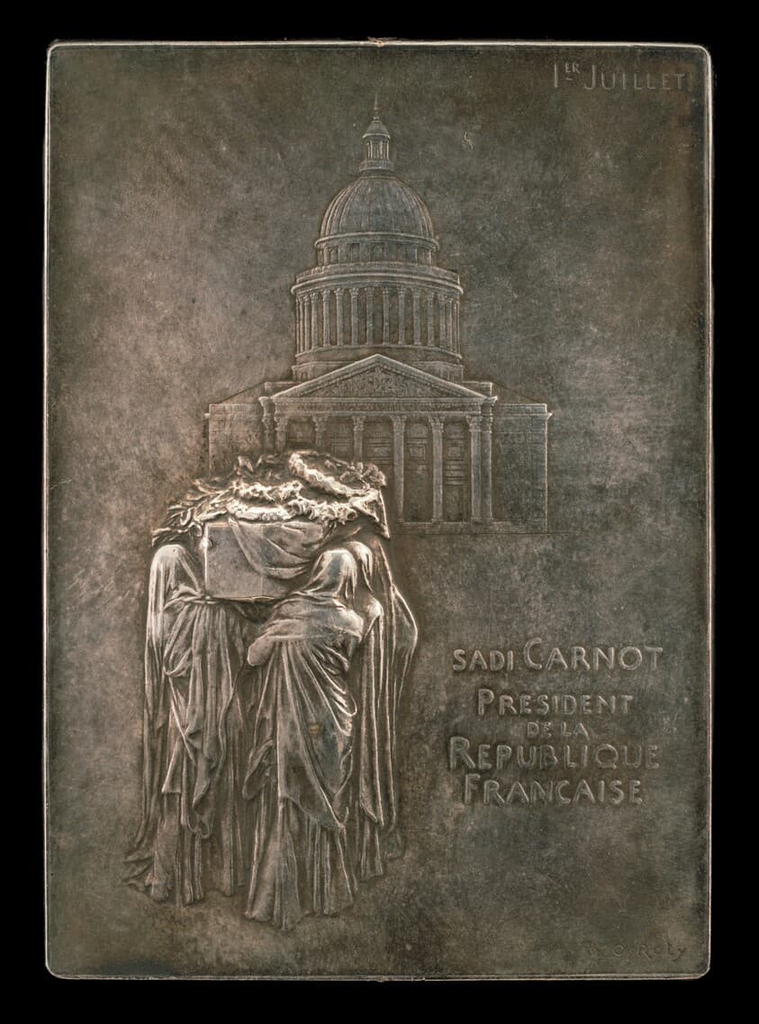 The Body of President Sadi Carnot Borne to the Panthéon [obverse] — Louis-Oscar Roty