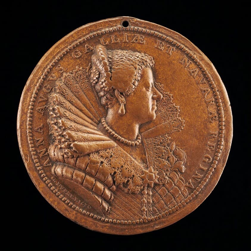 Anne of Austria, 1601-1666, Wife of King Louis XIII of France 1615 [reverse] — Guillaume Dupré