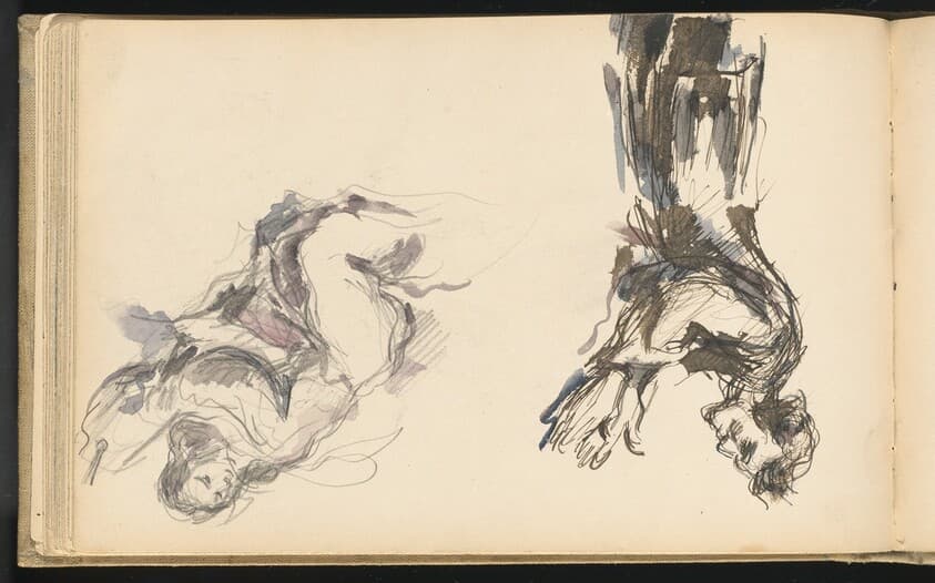 Victor Chocquet and an Angel for "The Apotheosis of Delacroix" — Paul Cezanne
