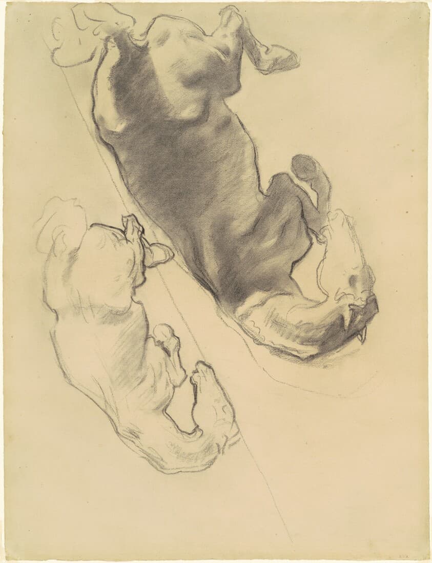 Studies for "The Fall of Gog and Magog" — John Singer Sargent