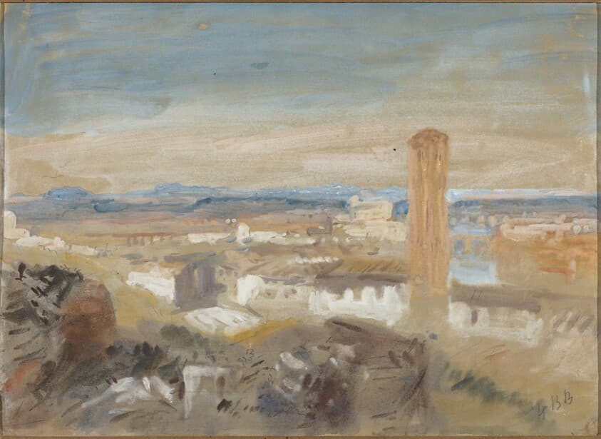 A Campanile among Ruins — Hercules Brabazon Brabazon
