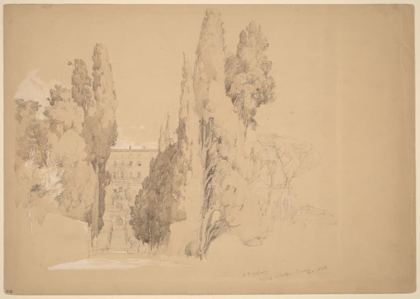 Villa d'Este, Tivoli — Jasper Francis Cropsey