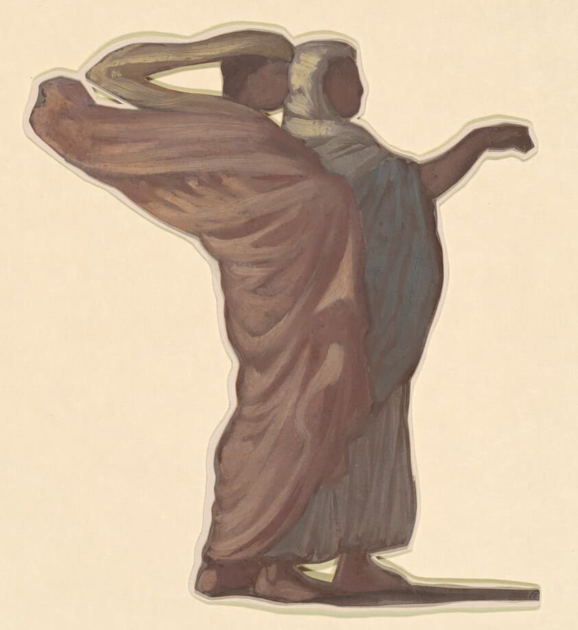 Study for "Greek Girls Bathing" — Elihu Vedder