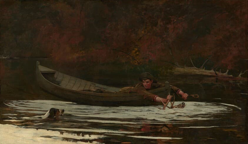 Hound and Hunter — Winslow Homer