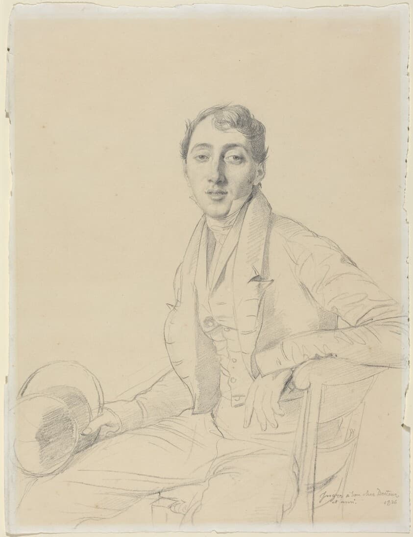 Dr. Louis Martinet — Jean-Auguste-Dominique Ingres
