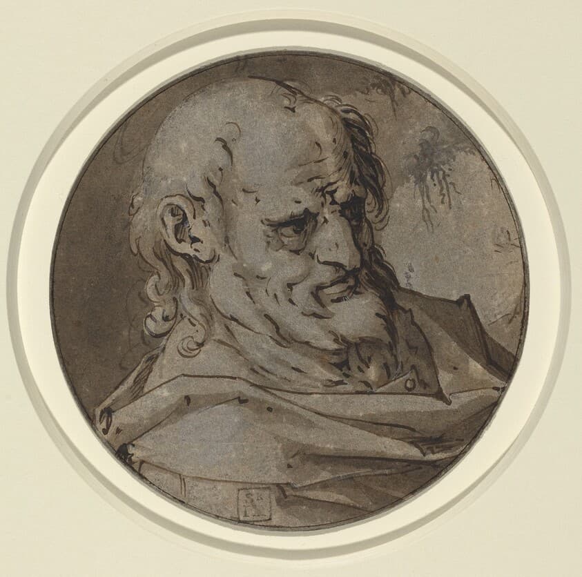 Head of an Apostle — Hendrik Goltzius